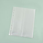 Classeur transparent a5 horizon a7, porte - documents, cahier 6 trous, cuir chevelu adt, sac a documents ...