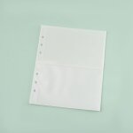 Classeur transparent a5 horizon a7, porte - documents, cahier 6 trous, cuir chevelu adt, sac a documents ...