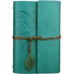 Classique carnet en faux cuir couverture feuilles a cordes ecriture journal agenda cahier voyage journal ...