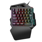 Clavier de jeu m�canique ergonomique, 35 touches, une main, rvb, pour pc, ordinateur portable, tablette ...