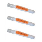 Cloptre lot de 3 stylos correcteur efface'encre pointe mtal 10 ml