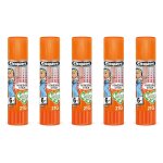 Cléopâtre lot de 5 bâtons de colle transparente cléostick adhésive en 21 gr Cléopâtre lot de 5 bâtons de colle transparente cléostick adhésive en 21 gr