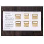 Clip de fichier r�tro en laiton, 6 pi�ces, pour carnet de notes midori planificateur, accessoires de ...