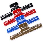 Clips de partition de musique, 4 pi�ces note de musique clips page support clamp plastique outil de fichier ...