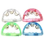 Cloche clignotante a lumi�re led sensorielle, tambourin, jouet secouant, accessoire de sc�ne de f�te, ...
