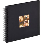 Cmjaagur - album photo noir 26 x 25 cm album spirale avec dcoupe de couverture, fun sa - 108 - b[m77] ...