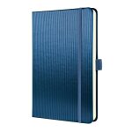 Co402 conceptum carnet de notes, a carreaux, environ a5, bleu, couverture rigideidal comme journal intime, ...