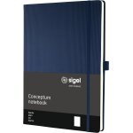 Co684 carnet de notes conceptum, midnight blue, couverture rigideid�al comme journal intime, bullet journal, ...