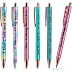 Cobee stylos a bille amusants, 5 pices 1 mm stylo a bille rtractable a paillettes amusantes stylos ...