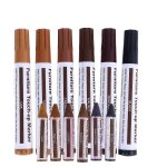 Coffret de 12 stylos de retouche pour la r�paration de meubles en bois - non toxique, s�chage rapide, ...