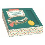Coffret mon bracelet tropicool - avec 1 ruban en liberty, 1 chaîne boules bleues, 1 cordon organfe et ... Coffret mon bracelet tropicool - avec 1 ruban en liberty, 1 chaîne boules bleues, 1 cordon organfe et ...