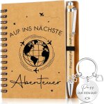 Coffret cadeau de remerciement pour les collgues cahier a spirale a6 stylo a bille en bois porte - cls ...