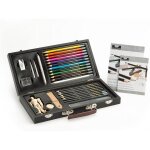 Coffret - crayons couleurs et graphite - esquisse et dessin - initiation - royal & langnickel