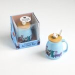 Coffret une petite pause au chat bar - le livre cookies, muffins, et autres petits r�conforts avec 1 ...