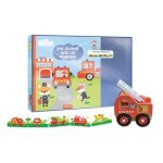 Mon coffret de pompiers - contient 1 camion de pompier, 1 frise puzzle