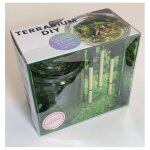 Coffret terrarium diy - avec 1 terrarium en verre avec couvercle, 1 kit de trois outils sp�cial terrarium ...