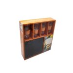 Coffret verrines et ardoises faites maison - avec 8 verrines et 4 ardoises de prsentation