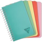 Collection linicolor essence un carnet a spirale - 9x14 cm - 100 pages petits carreaux - papier blanc ...