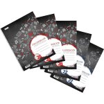 College lot de 5 cahiers a4 3 carreaux et 2 blocs lign�s 80 feuilles