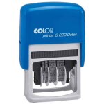 Colop tampon dateur printer s220, bleu / gris