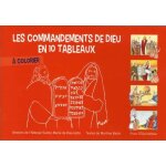 Les commandements de dieu en 10 tableaux a colorier