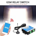 Commutateur de relais de porte gsm rtu5024, ouvre - porte sans fil avec antenne pour d�coration de chambre ...
