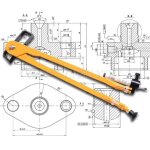 Compas multifonctions pour dessiner des cercles, outils de g�om�trie, fournitures scolaires pour etudiants, ...