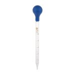 Compte - gouttes a echelle 5 / 10ml, 1 / 5 pices, tte en caoutchouc, verre borosilicate, pipettes en ...