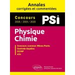 Concours physique - chimie psi 2018 / 2019 / 2020 - concours commun mines - pont, centrale suplec, ccinp, ...