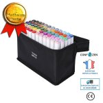 Confo marker lot de 80 marqueurs feutres a alcool double pointe animation art esquisse feutres a double ...