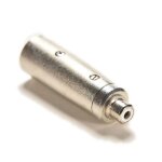 Connecteur adaptateur xlr 3 broches m�le vers rca femelle, prise audio, appliqu� sur l'amplificateur ...