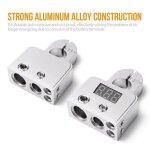 Connecteurs de bornes de batterie de voiture 12v - 24v, forte polyvalence, calibre 0 4 8 awg pince de ...