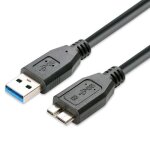 Connecteur m�le usb3. 0 de c�ble a a micro b pour disque dur externe, fournitures de bureau