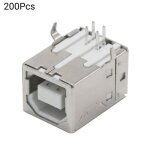 Connecteur pcb ignifuge a angle droit, accessoire usb type b dip, prise femelle, port d'imprimante, interface ... Connecteur pcb ignifuge a angle droit, accessoire usb type b dip, prise femelle, port d'imprimante, interface ...
