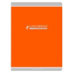 Conqurant lot de 10 cahiers conqurant classique agraf 24 x 32 cm 96p 90g grands carreaux orange