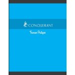 Conqu�rant lot de 2 cahiers tp piqu� 17x 2cm sey�s + uni 96 pages 70g coloris al�atoires
