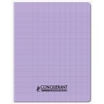 Conqurant cahier conqurant classique agraf 24 x 32 cm 96p 90g grands carreaux lilas