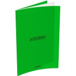 Conqurant sept lot de 10 cahiers 24 x 32 96 pages grands carreaux couverture polypro vert