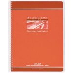 Conquerant sept cahier de travaux pratiques, nf46, seyes 32