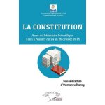 La constitution - actes du sminaire scientifique tenu a niamey du 24 au 26 octobre 2018