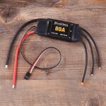 Contr�leur de vitesse lipo esc bec 2 - 6s 80a avec ubec pour avion et h�licopt�re rc
