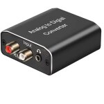 Convertisseur audio analogique - num�rique, l / r st�r�o et jack 3. 5mm vers adaptateur audio coaxial ...