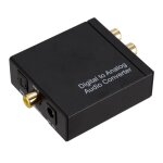 Convertisseur audio analogique st�r�o, adaptateur de bande sonore gauche / droite, sortie jack 3. 5mm ...