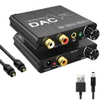 Convertisseur audio num�rique - analogique 192khz, avec r�glage des basses et du volume, spdif / optique ...