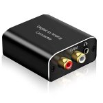 Convertisseur audio numrique - analogique, adaptateur audio coaxial optique vers jack 3. 5mm stro ...