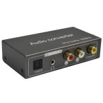 Convertisseur audio num�rique - analogique multifonctionnel 192khz, adaptateurs audio pour arc toslink ...