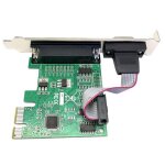 Convertisseur de carte d'extension de port s�rie rs232, adaptateur pcie vers com + ltp ltp vers pci - ...