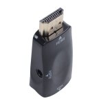 Convertisseur hdmi vers vga plaqu� or avec connecteur, c�ble audio de 3. 5mm pour pc, ordinateur portable, ...