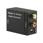 Convertisseur optique audio numrique stro spdif, signal coaxial vers analogique, jack dac vers rca, ...