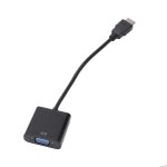 Convertisseur vid�o hdmi vers vga m�le vers vga, rvb femelle, c�ble m�le vers femelle, 1080p pour pc